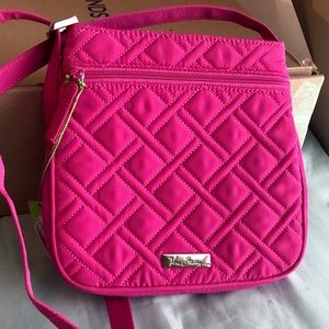 Vera Bradley Petite double zip hipster purse